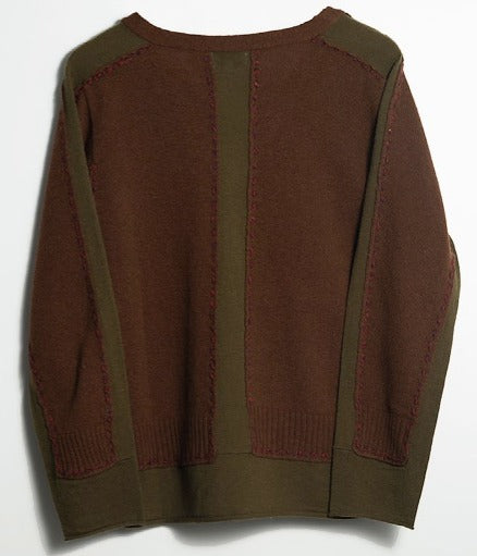 Olive Stitch Sweater