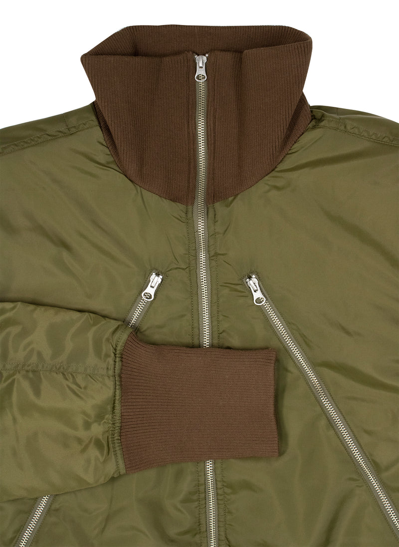 Flight Jacket in Olive