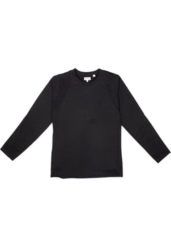 Laser Collar Long Sleeve Knit in Black