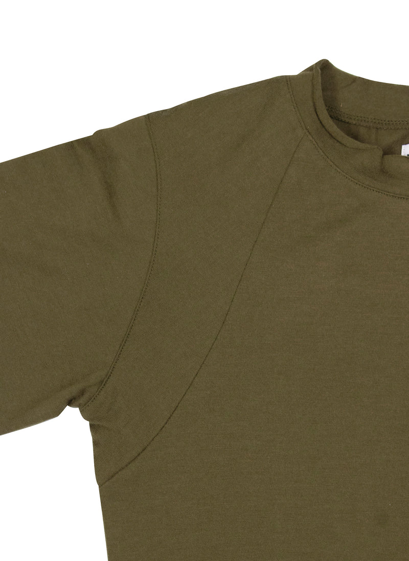 Laser Collar Long Sleeve Knit in Olive