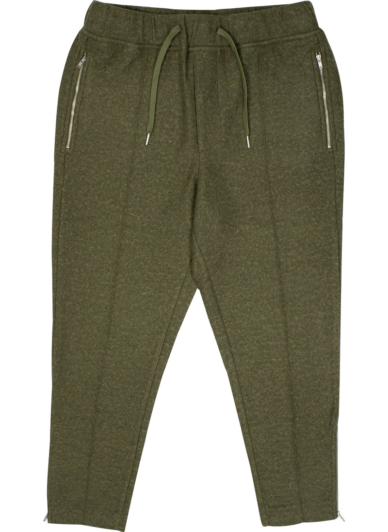 Zip Jogger Pant in Olive