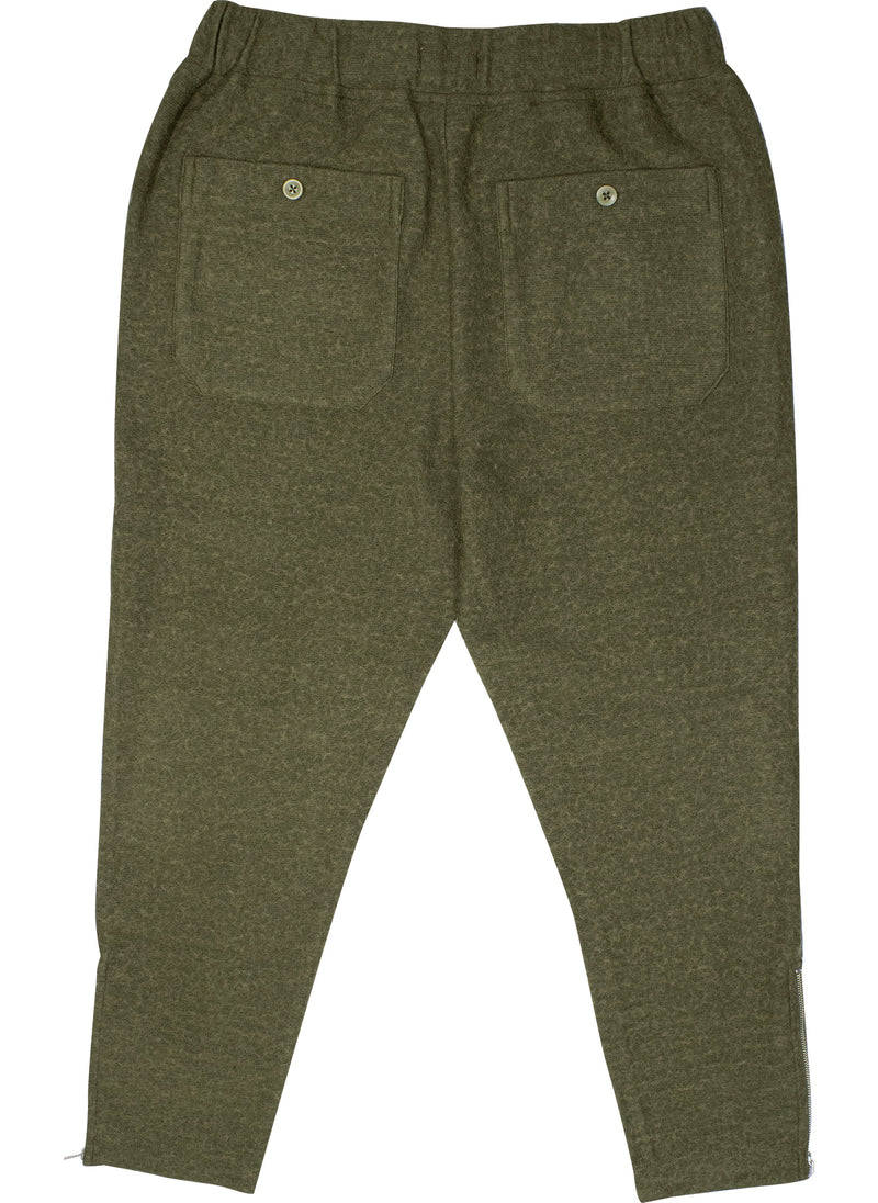 Zip Jogger Pant in Olive