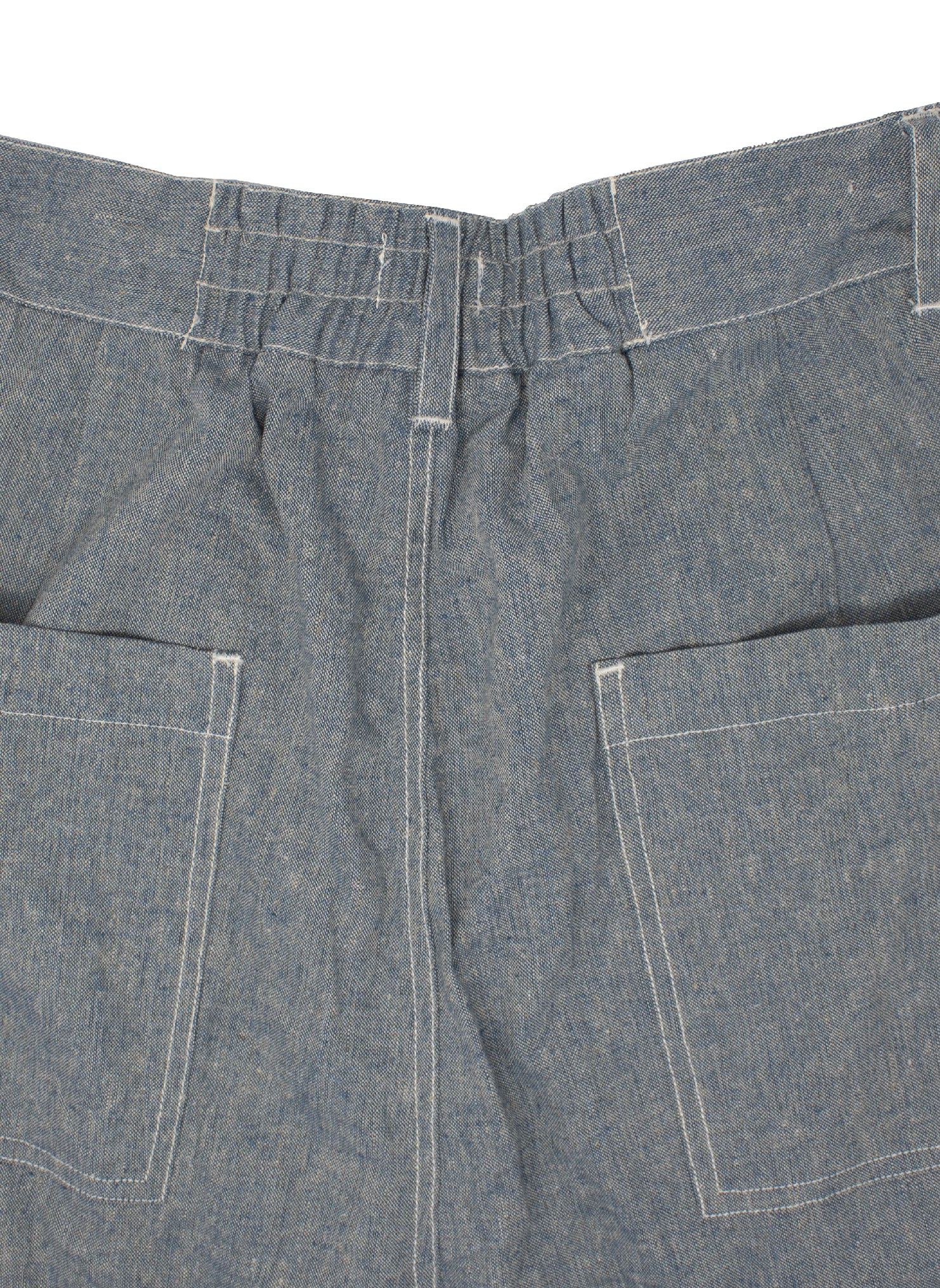 Samuel Linen French Workwear Trouser in Chambray